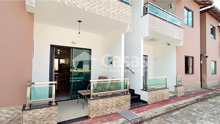 Apartment for 8 People at Taperapuan Beach, Porto Seguro