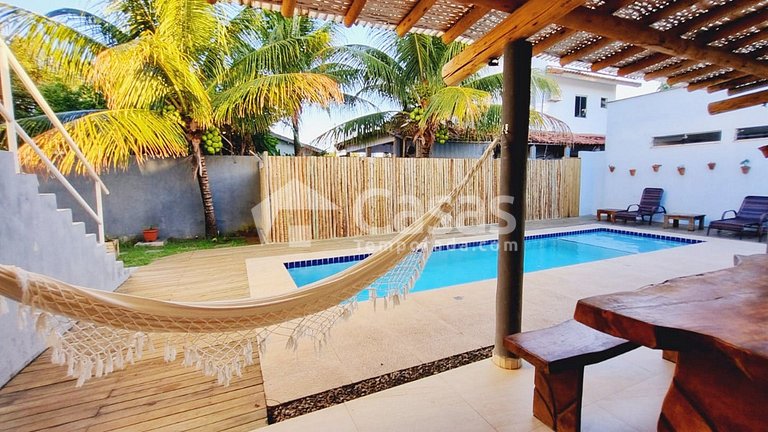 Refúgio Familiar em Porto Seguro c/ Piscina 4 Suítes e Wi-Fi