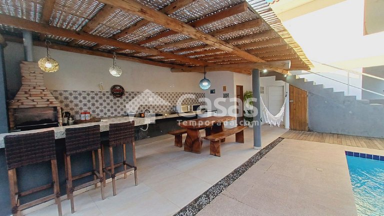 Refugio Familiar en Porto Seguro con Piscina, 4 Habitaciones