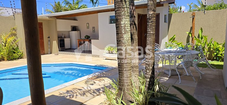 with a swimming pool and a gourmet area in PSeguro