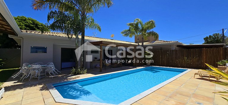 with a swimming pool and a gourmet area in PSeguro