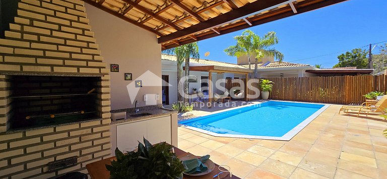 with a swimming pool and a gourmet area in PSeguro