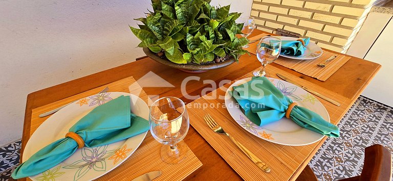 with a swimming pool and a gourmet area in PSeguro