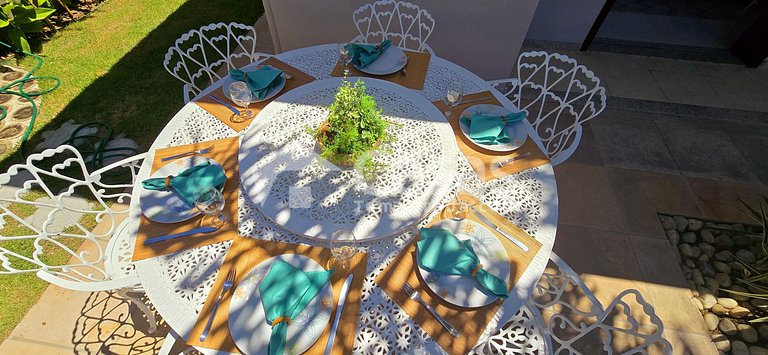 with a swimming pool and a gourmet area in PSeguro