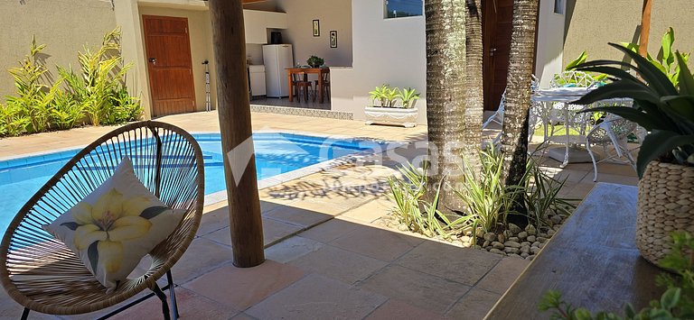 with a swimming pool and a gourmet area in PSeguro