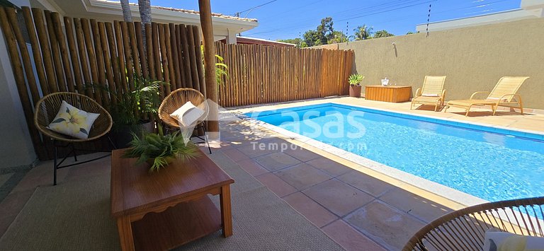 with a swimming pool and a gourmet area in PSeguro