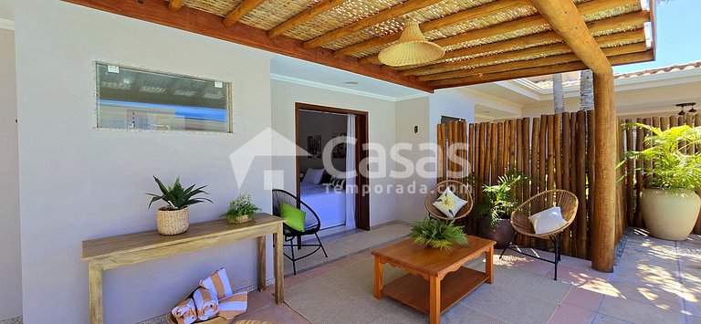 with a swimming pool and a gourmet area in PSeguro