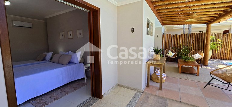 with a swimming pool and a gourmet area in PSeguro