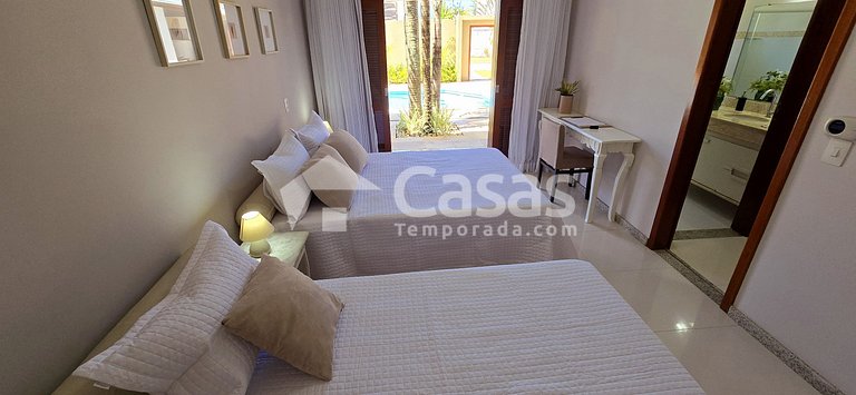 with a swimming pool and a gourmet area in PSeguro