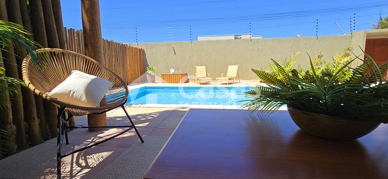 Casa Aconchegante com Piscina em Taperapuan