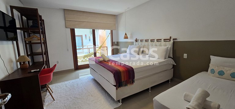 Duplex com 3 quartos em Arraial d’Ajuda Araçaípe