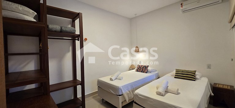 Duplex com 3 quartos em Arraial d’Ajuda Araçaípe