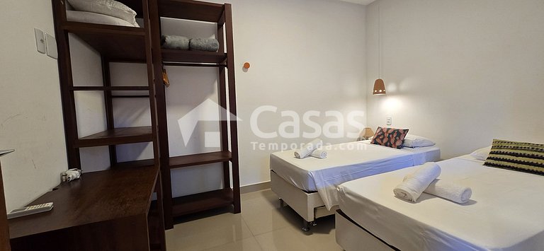 Duplex com 3 quartos em Arraial d’Ajuda Araçaípe