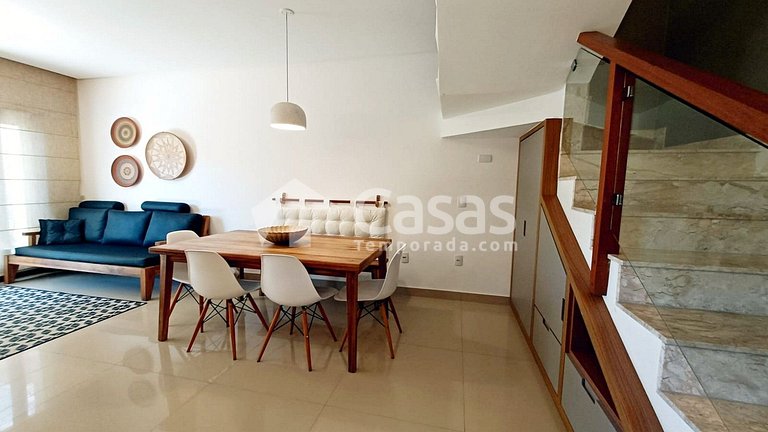 Arraial d’Ajuda: Duplex 3 Qtos na Praia