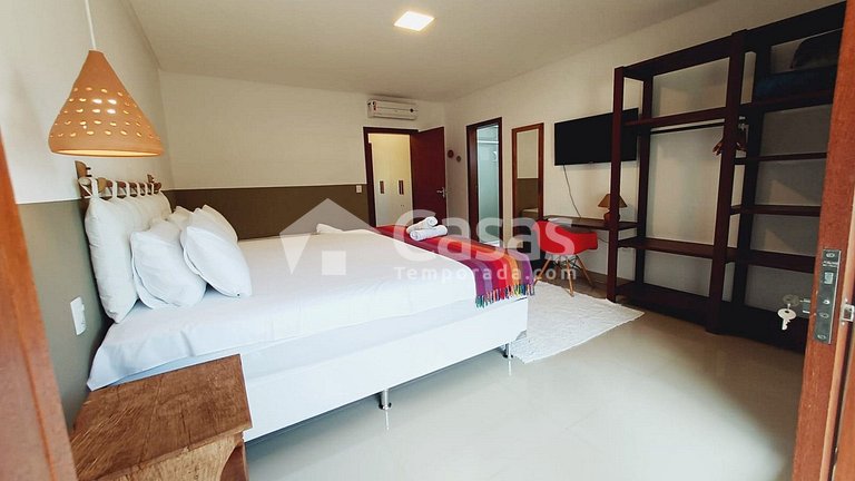 Arraial d’Ajuda: Duplex 3 Qtos na Praia