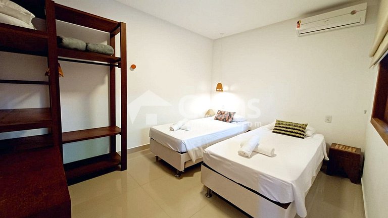 Arraial d’Ajuda: Duplex 3 Qtos na Praia
