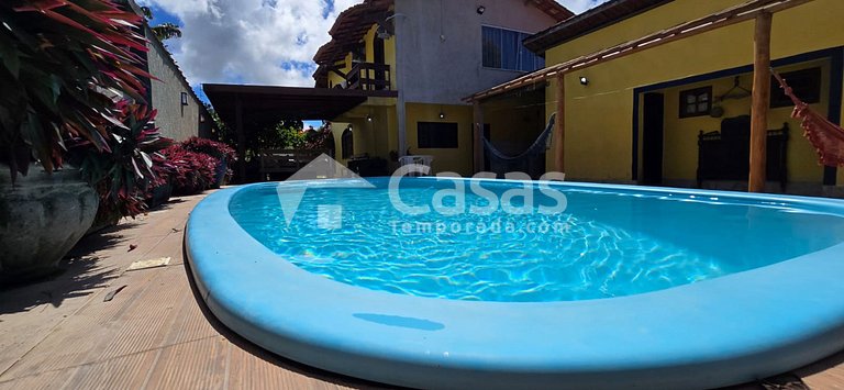 Casa temporada para 26 Pessoas, Piscina e Churrasqueira