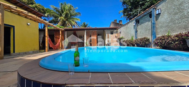 Casa temporada para 26 Pessoas, Piscina e Churrasqueira