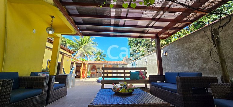 Casa temporada para 26 Pessoas, Piscina e Churrasqueira