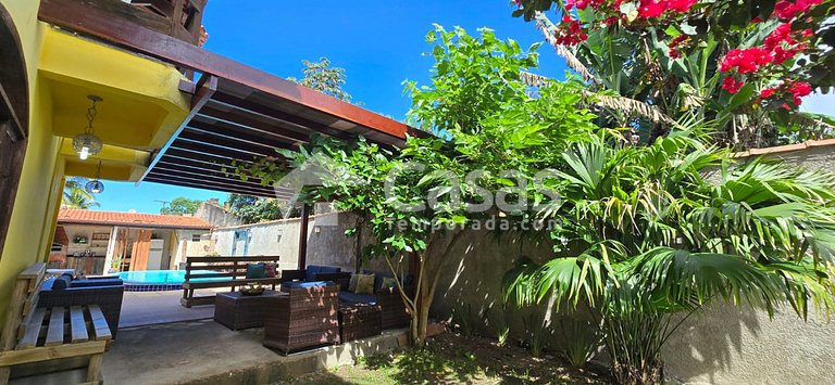 Casa temporada para 26 Pessoas, Piscina e Churrasqueira