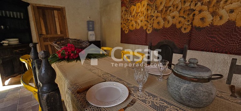 Casa temporada para 26 Pessoas, Piscina e Churrasqueira