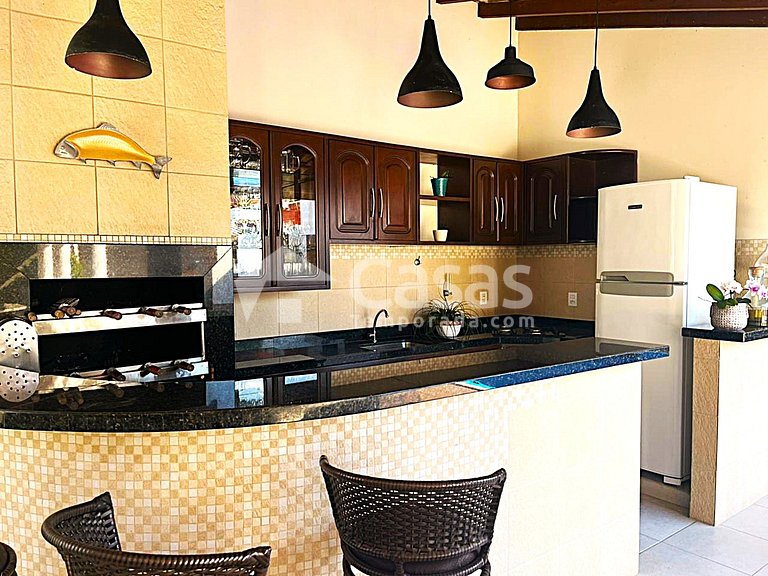 House in a gated community with 3 suites in Porto Seguro