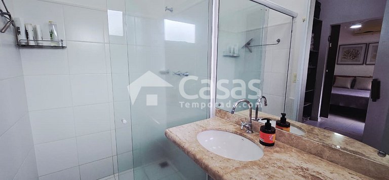 Duplex Frente à Piscina a 100 m da Praia de Taperapuan