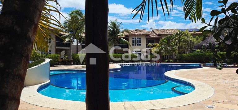 Duplex Frente à Piscina a 100 m da Praia de Taperapuan