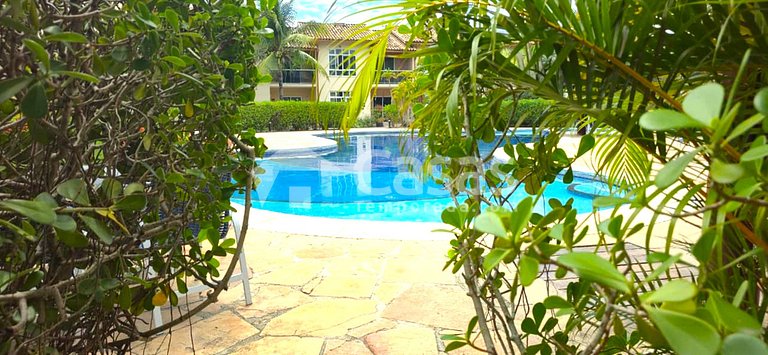 Duplex Frente à Piscina a 100 m da Praia de Taperapuan