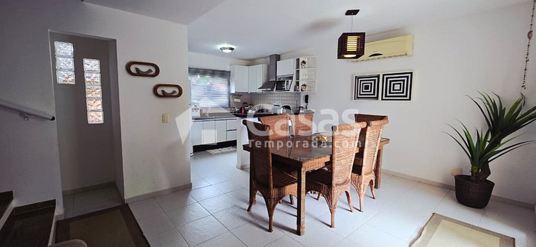 Duplex Frente à Piscina a 100 m da Praia de Taperapuan