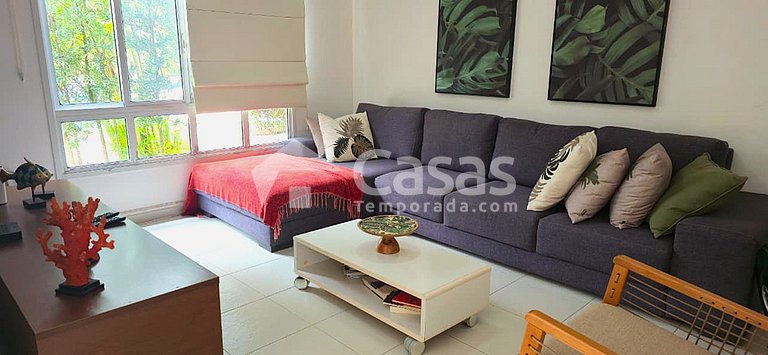 Duplex Frente à Piscina a 100 m da Praia de Taperapuan