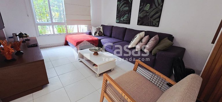 Duplex Frente à Piscina a 100 m da Praia de Taperapuan