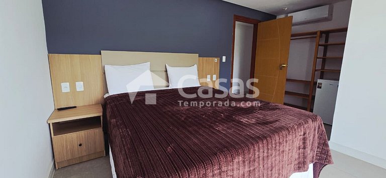 Aptos Frente à Piscina a 50m da Praia do Mutá