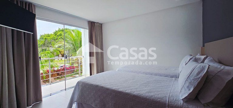 Aptos Frente à Piscina a 50m da Praia do Mutá