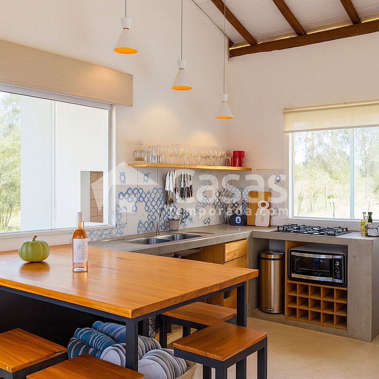 CasaNoah en Caraíva, piscina infinita, vistas al valle