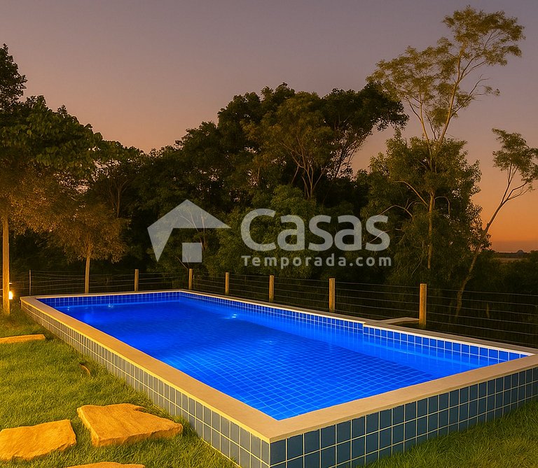 CasaNoah en Caraíva, piscina infinita, vistas al valle