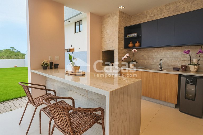 Casa Moderna com Piscina 10×5 em Condomínio de Alto Padrão