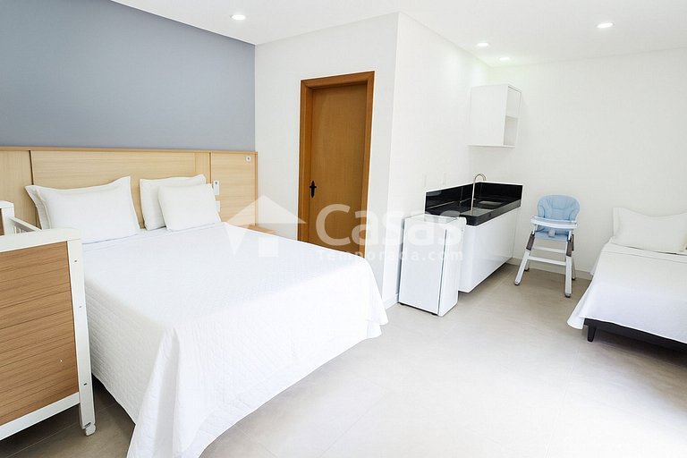 Hospedagem Acessível e Confortável na praia do Mutá