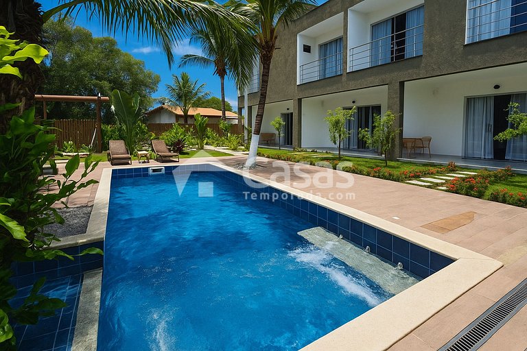 Depto c/ Piscina en Coroa Vermelha • 50m