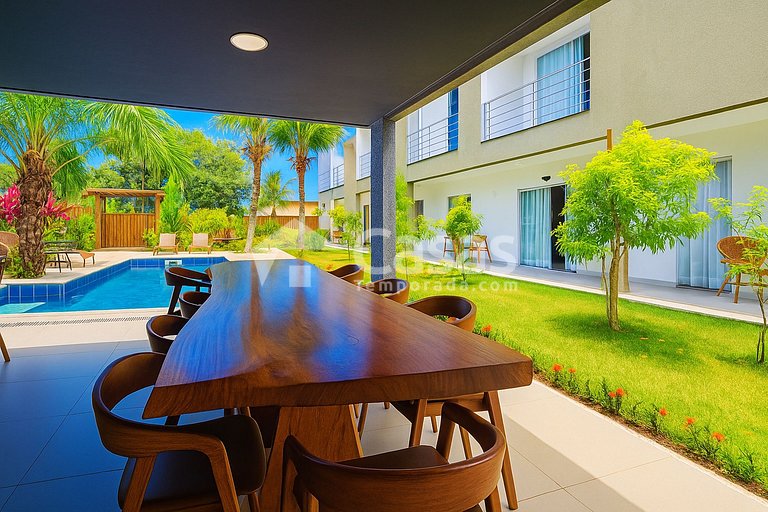 Sky Dream Mutá – Conforto, Piscina e Café da Manhã