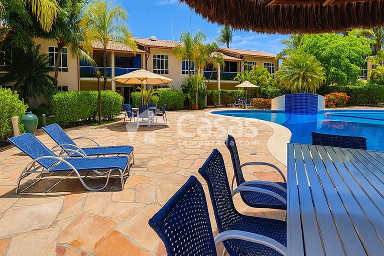 Dúplex de 3 Habitaciones a 100m de la Playa de Taperapuan