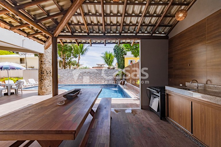 Refugio Tropical a 600 m de la Playa Mundaí