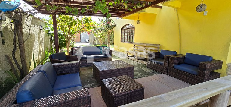 Casa temporada para 26 Pessoas, Piscina e Churrasqueira