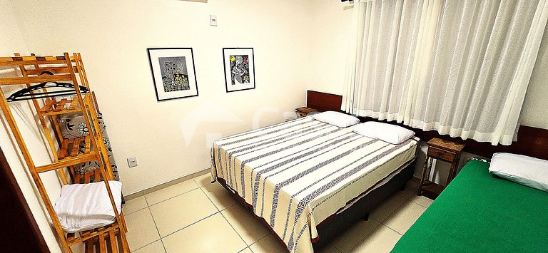 Casa Térrea 950m da Praia Taperapuan | 2 Suítes