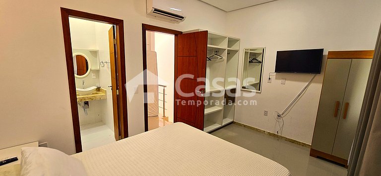 Duplex 2 Suites a 300m da Praia de Taperapuan