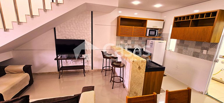 Duplex 2 Suites a 300m da Praia de Taperapuan