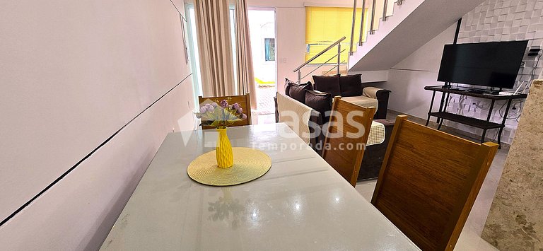 Duplex 2 Suites a 300m da Praia de Taperapuan