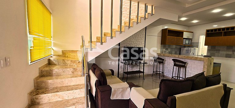 Duplex 2 Suites a 300m da Praia de Taperapuan