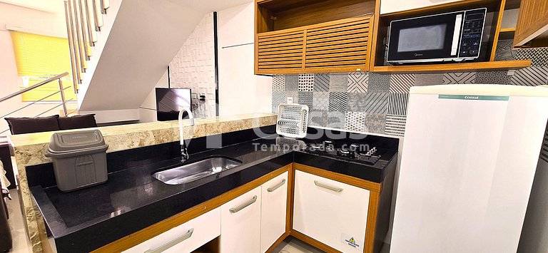 Duplex 2 Suites a 300m da Praia de Taperapuan