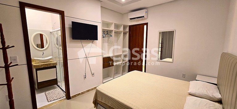 Duplex 2 Suites a 300m da Praia de Taperapuan